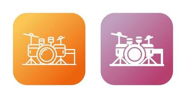 Drum Set Vector Icon