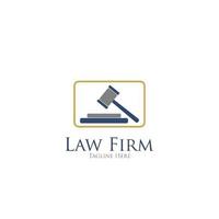 Law firm logo icon design template vector