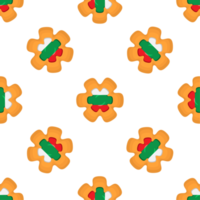 modèle biscuit avec drapeau pays Bulgarie dans savoureux biscuit png