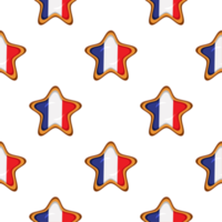 modèle biscuit avec drapeau pays France dans savoureux biscuit png