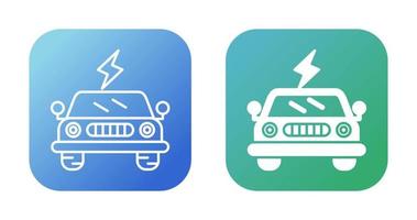 Electric Car Vector Icon