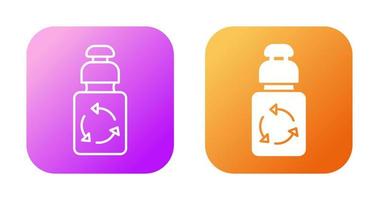 Eco Bottle Vector Icon