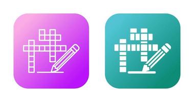 Crossword Vector Icon