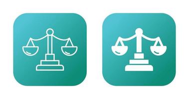 Justice Scale Vector Icon