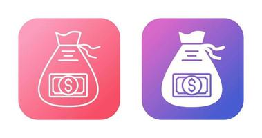 Money Bag Vector Icon