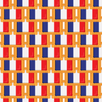Pattern cookie with flag country France in tasty biscuit png