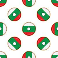 modello biscotto con bandiera nazione Bulgaria nel gustoso biscotto png
