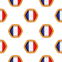 padronizar bolacha com bandeira país França dentro saboroso bolacha png