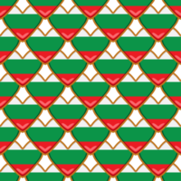 Pattern cookie with flag country Bulgaria in tasty biscuit png