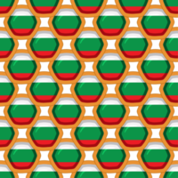 Muster Plätzchen mit Flagge Land Bulgarien im lecker Keks png