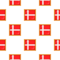 padronizar bolacha com bandeira país Dinamarca dentro saboroso bolacha png