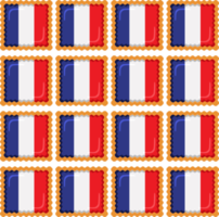 mönster kaka med flagga Land Frankrike i gott kex png