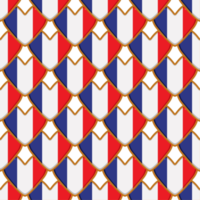 patroon koekje met vlag land Frankrijk in smakelijk biscuit png