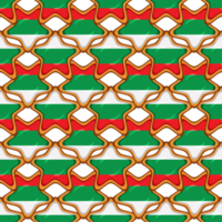 patroon koekje met vlag land bulgarije in smakelijk biscuit png