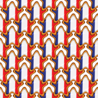 Pattern cookie with flag country France in tasty biscuit png