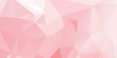 Abstract Pink Color Polygon Background Design, Abstract Geometric Origami Style With Gradient. Presentation,Website, Backdrop, Cover,Banner,Pattern Template vector