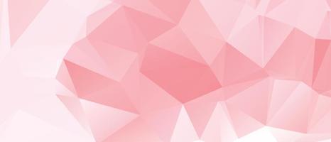 Abstract Pink Color Polygon Background Design, Abstract Geometric Origami Style With Gradient. Presentation,Website, Backdrop, Cover,Banner,Pattern Template vector