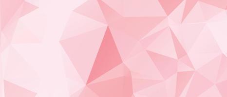 Abstract Pink Color Polygon Background Design, Abstract Geometric Origami Style With Gradient. Presentation,Website, Backdrop, Cover,Banner,Pattern Template vector