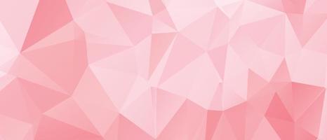 Abstract Pink Color Polygon Background Design, Abstract Geometric Origami Style With Gradient. Presentation,Website, Backdrop, Cover,Banner,Pattern Template vector