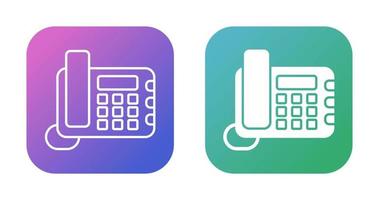 Land Line Phone Vector Icon