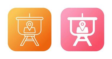 Location Presentation Vector Icon