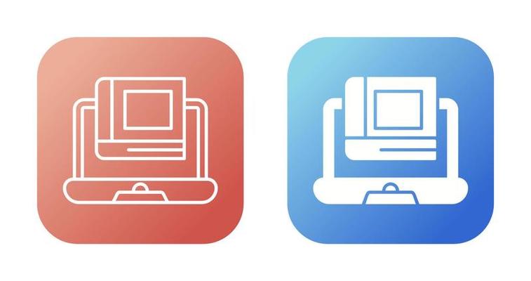 Online Learning Vector Icon