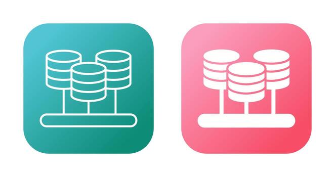 icono de vector de datos