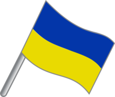 Oekraïne vlag icoon PNG