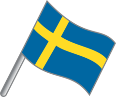 Zweden vlag icoon PNG