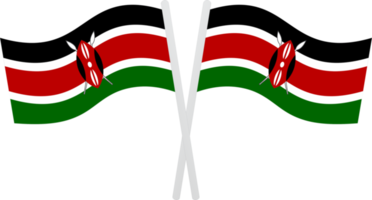 Kenia vlag PNG