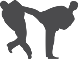 taekwondo silhouette icône png