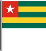 Togo flag PNG