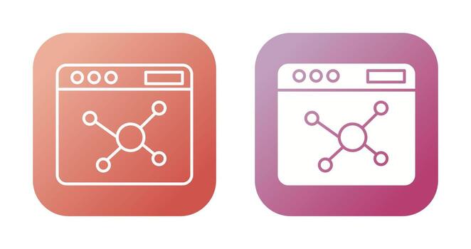 icono de vector de algoritmo