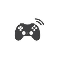 vídeo juego controlador logo icono vector ilustración