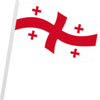 geórgia bandeira png