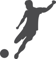 le homme Football joueur silhouette png