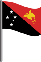 Papuasia nuevo Guinea bandera png