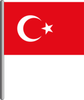 Turkey flag PNG