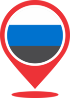 Estonia flag pin map location PNG