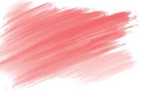 Modern pink brush stroke watercolor design vector
