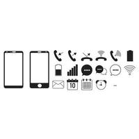 Smartphone Interface Icon Collection vector