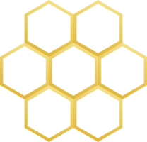 Bienenwabe gestalten png