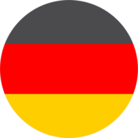 Alemania bandera redondo forma png