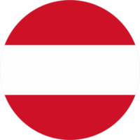 Austria flag round shape PNG