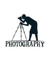 Photography logo vector tshirt design