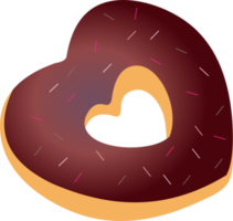 Chocolate donut PNG