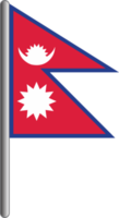 Nepal Flagge png