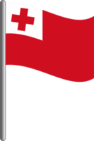 Tonga vlag PNG