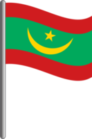 Bandeira da Mauritânia PNG