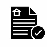 Checklist document icon simple vector illustration.